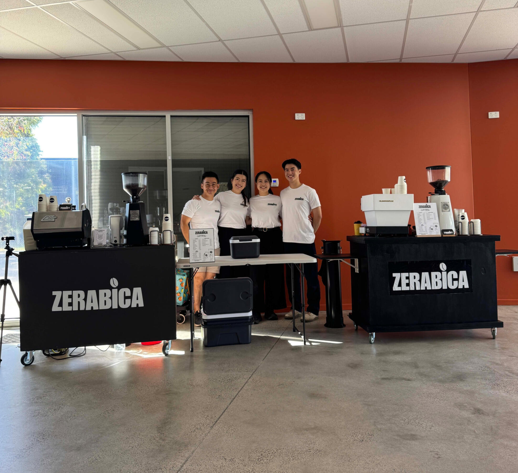 MOST COFFEE CARTS SELL COFFEE; ZERABICA SELLS EXPERIENCE & EXPOSURE